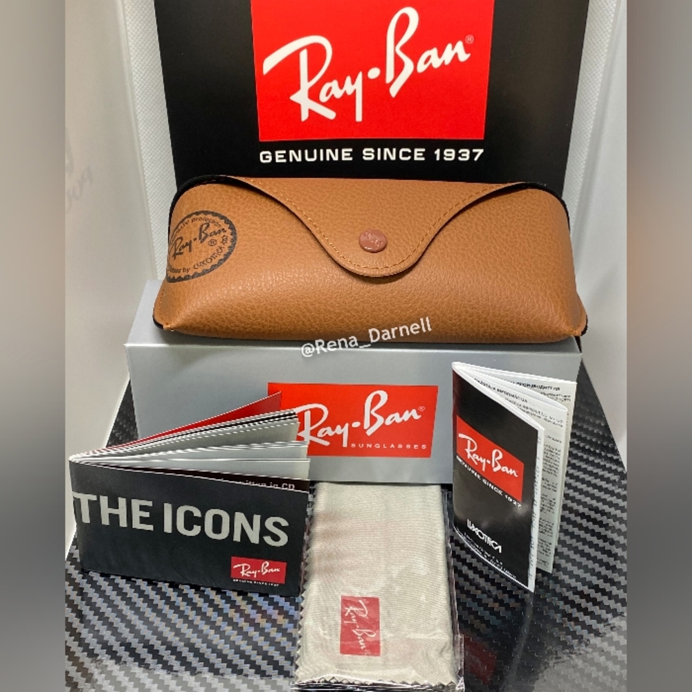 Ray-Ban Aviator RB3025 Black New - Picture 8 of 12